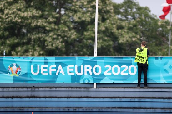 Denmark Soccer Euro 2020 Denmark Training Session