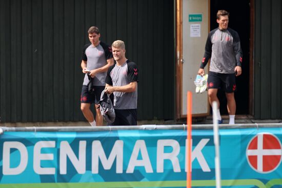 Denmark Soccer Euro 2020 Denmark Training Session