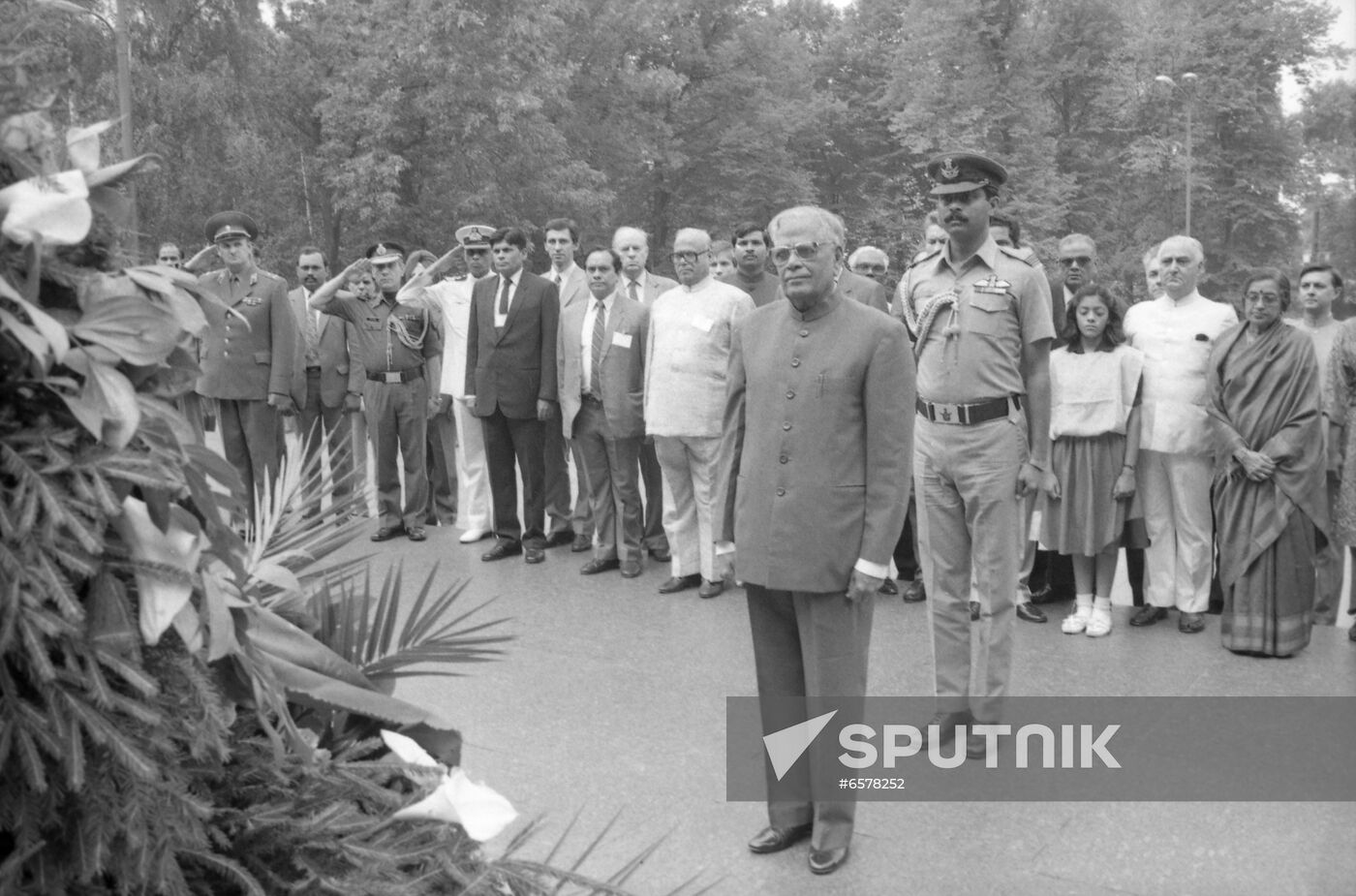 Indian President Ramaswamy Venkataraman's visit to USSR