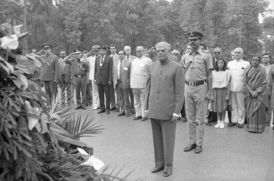 Indian President Ramaswamy Venkataraman's visit to USSR