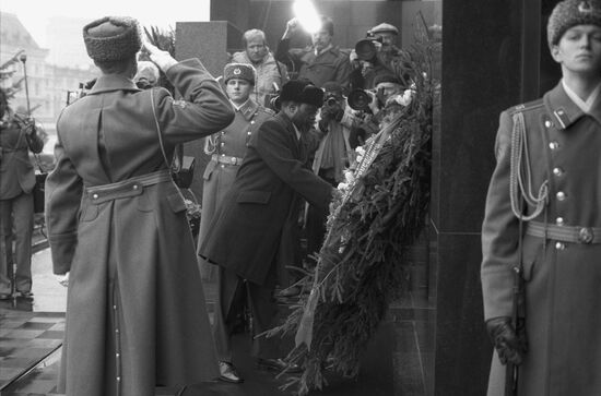 Delegation from People's Republic of Mozambique visits Soviet Union