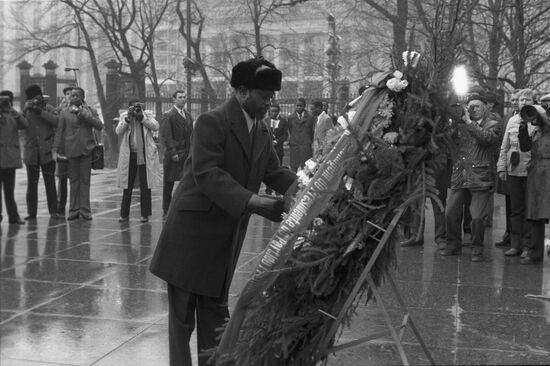 Delegation from People's Republic of Mozambique visits Soviet Union