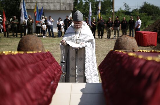 Russia WWII Soviet Soldiers Reburial