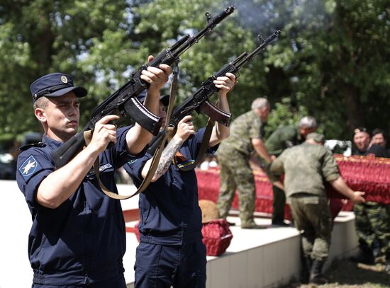 Russia WWII Soviet Soldiers Reburial
