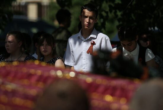 Russia WWII Soviet Soldiers Reburial