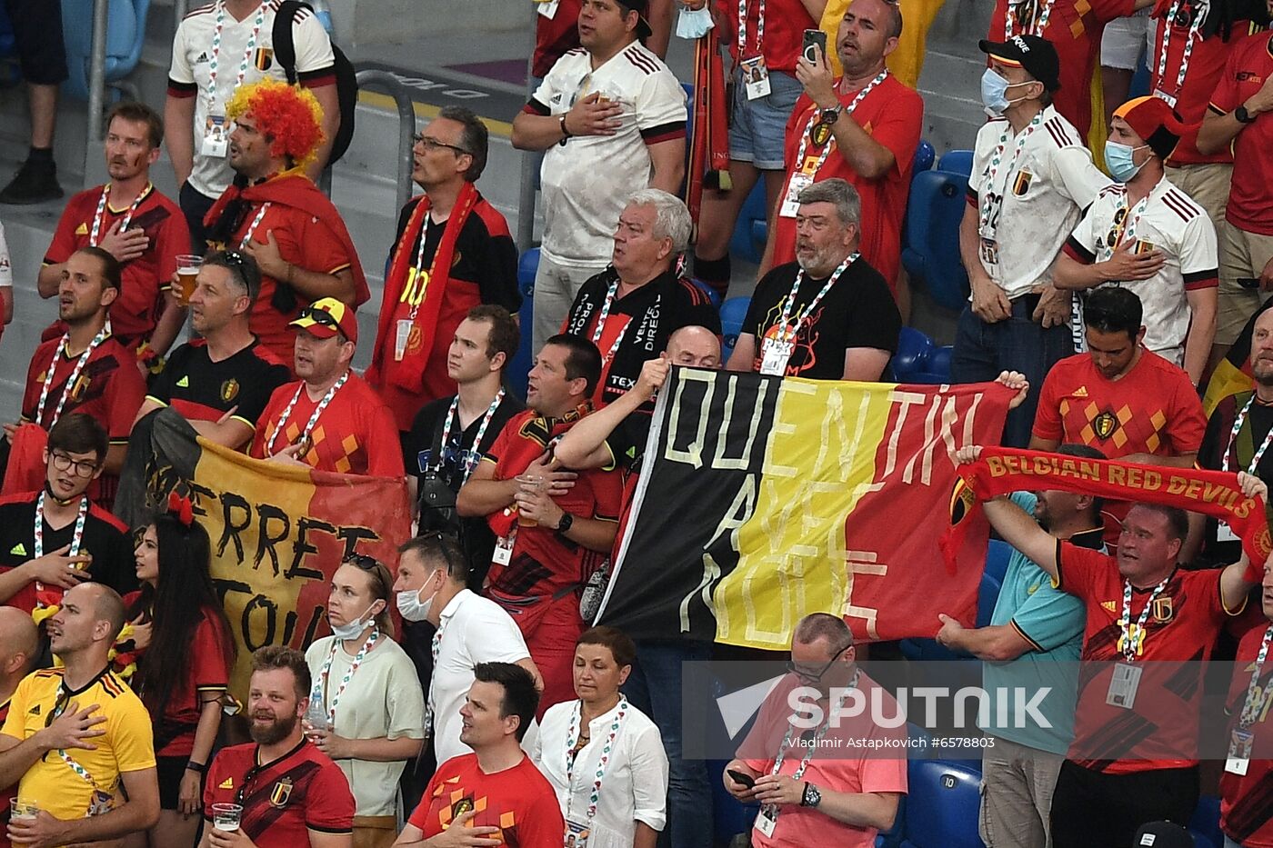 Russia Soccer Euro 2020 Finland - Belgium