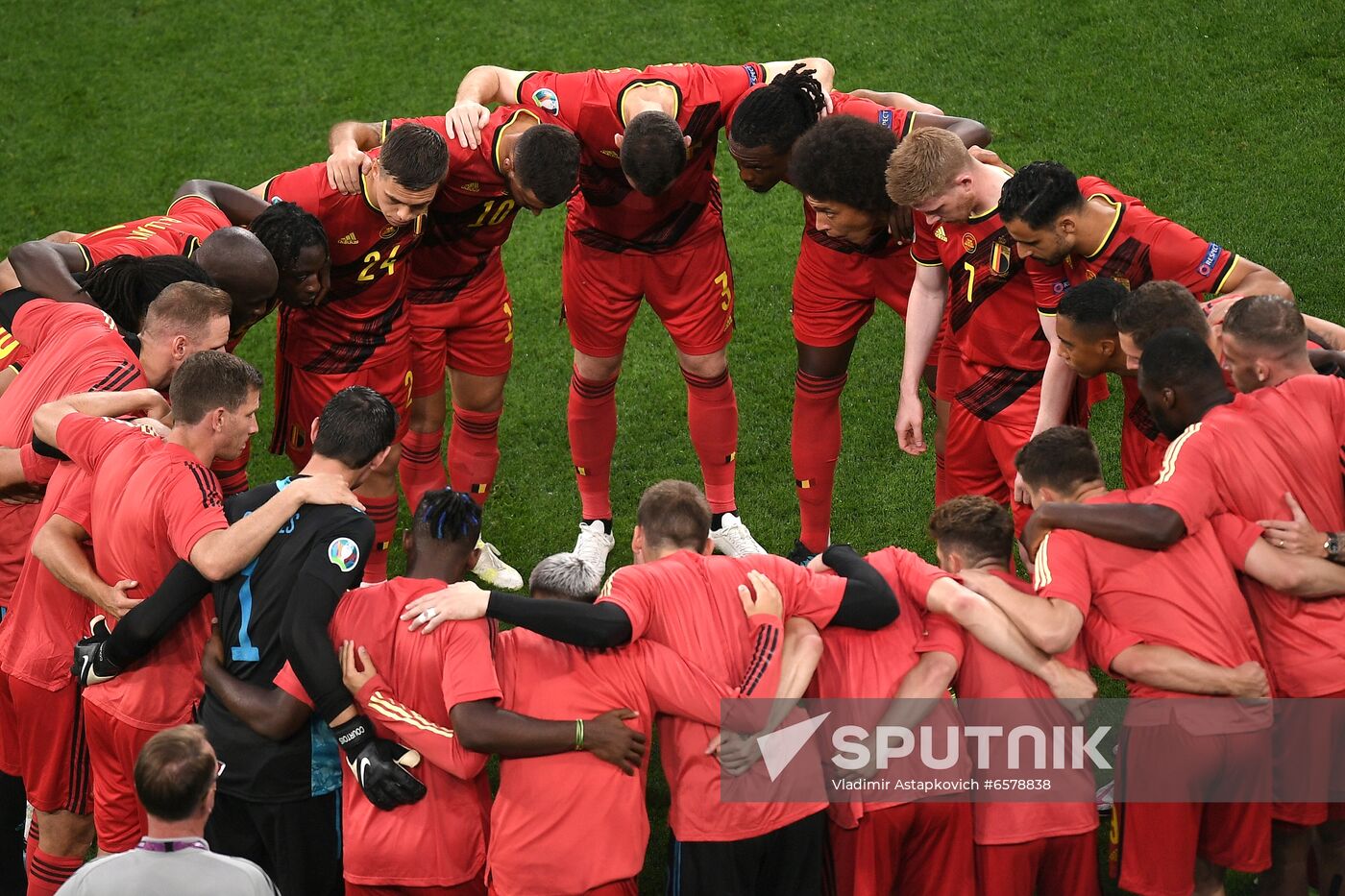 Russia Soccer Euro 2020 Finland - Belgium