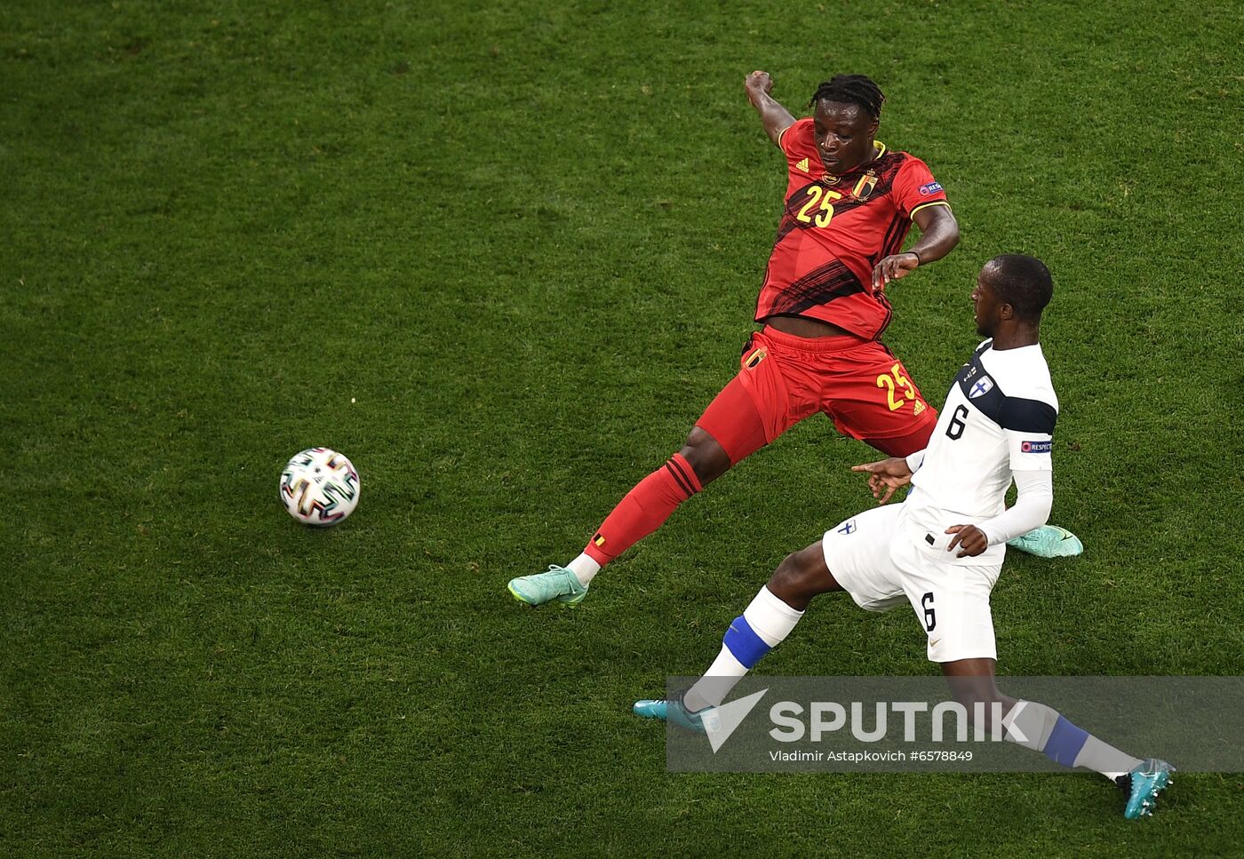 Russia Soccer Euro 2020 Finland - Belgium