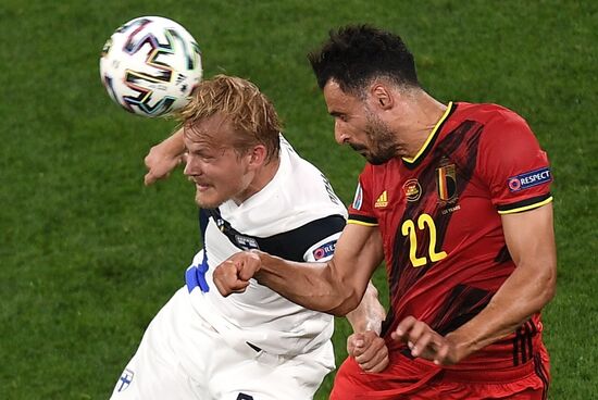 Russia Soccer Euro 2020 Finland - Belgium