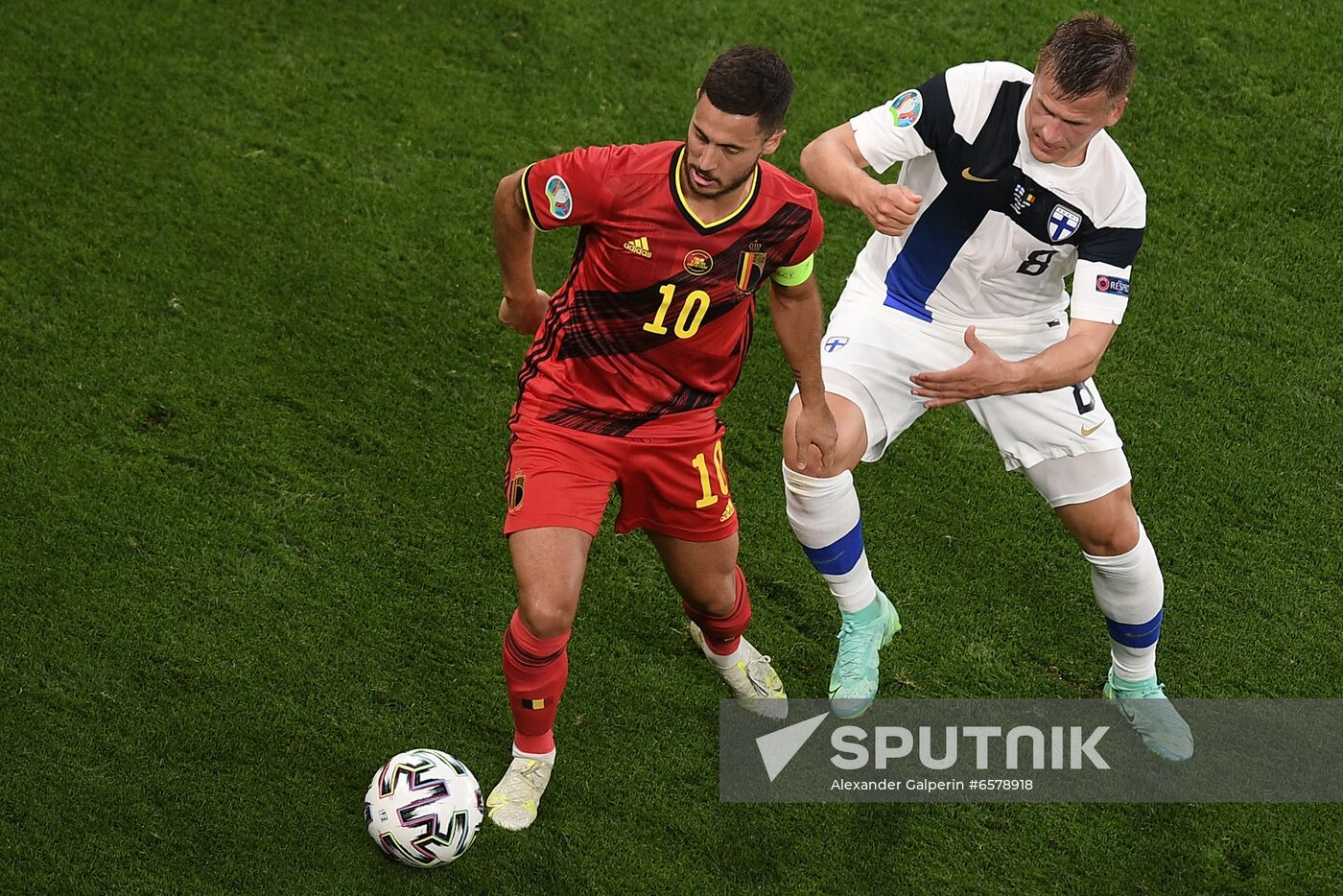 Russia Soccer Euro 2020 Finland - Belgium