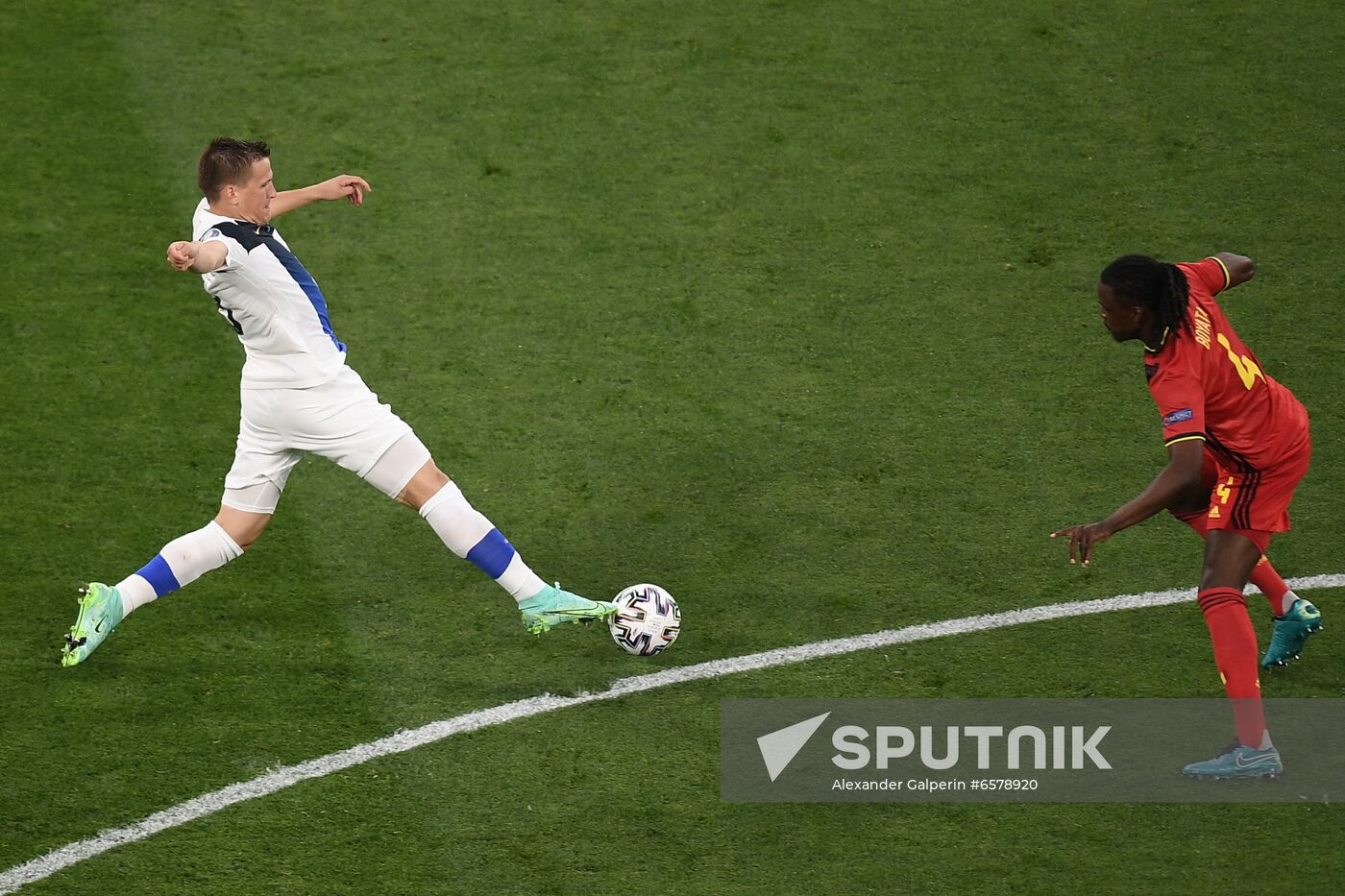 Russia Soccer Euro 2020 Finland - Belgium