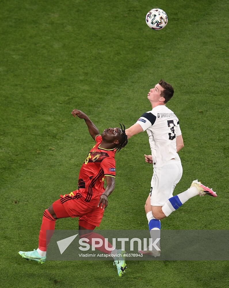 Russia Soccer Euro 2020 Finland - Belgium