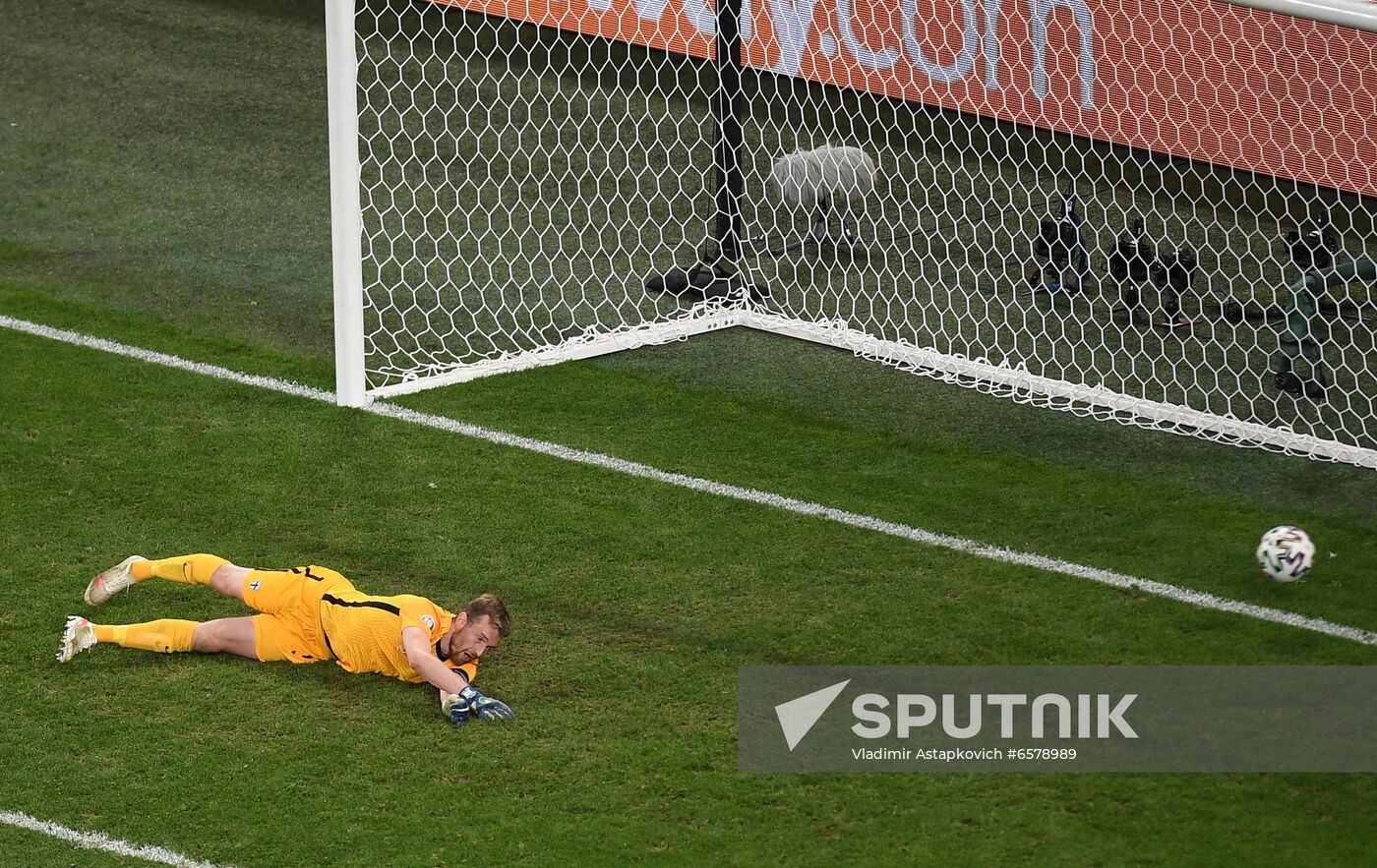 Russia Soccer Euro 2020 Finland - Belgium