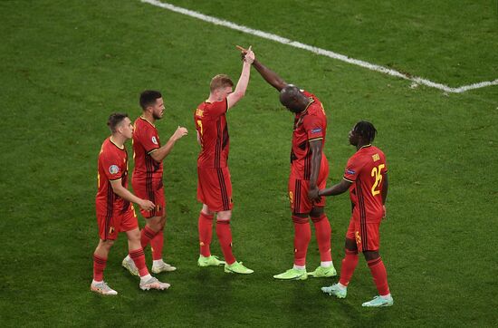 Russia Soccer Euro 2020 Finland - Belgium