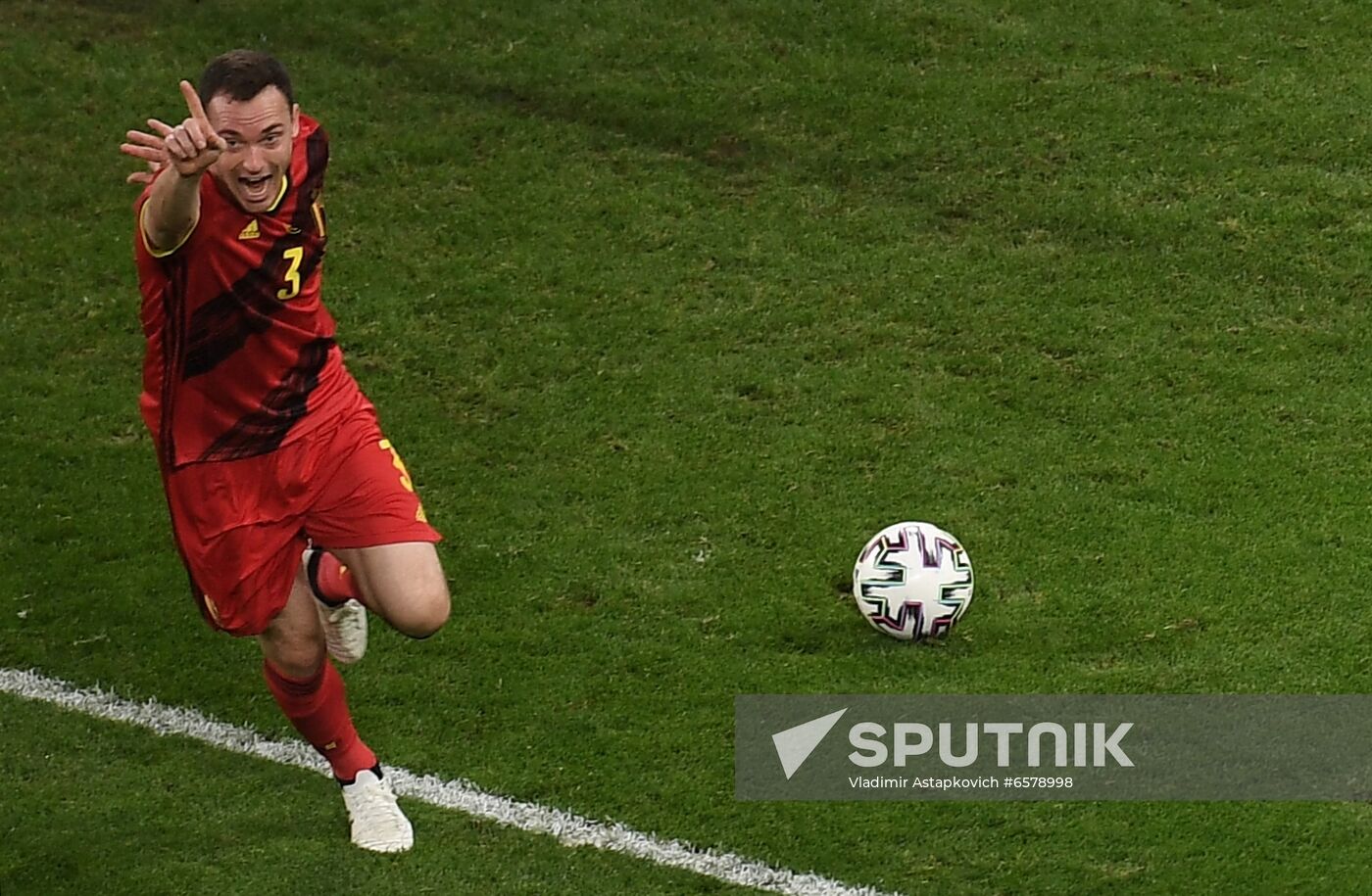 Russia Soccer Euro 2020 Finland - Belgium