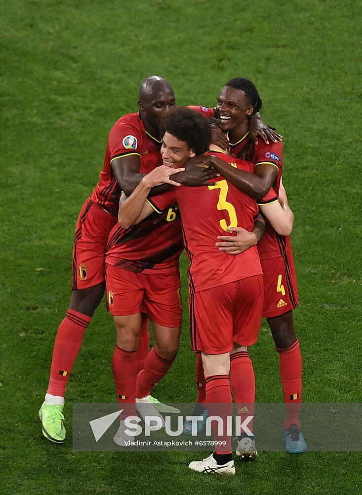 Russia Soccer Euro 2020 Finland - Belgium