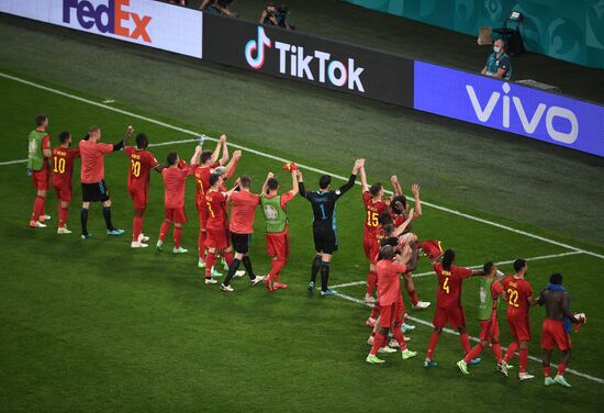 Russia Soccer Euro 2020 Finland - Belgium