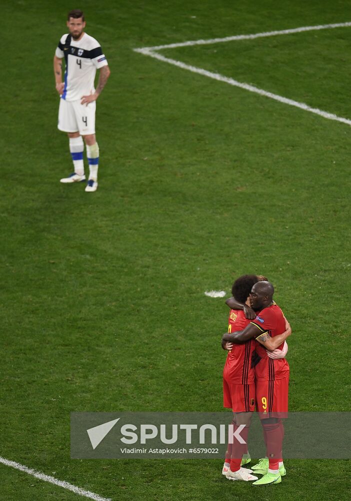 Russia Soccer Euro 2020 Finland - Belgium