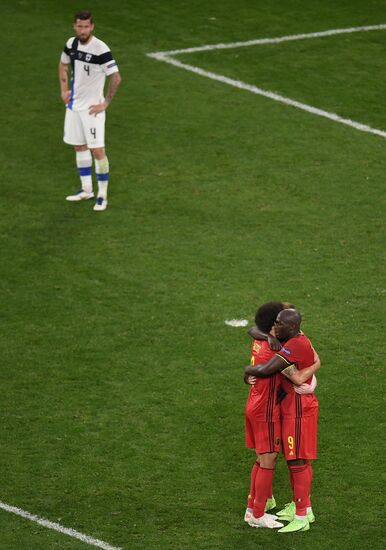 Russia Soccer Euro 2020 Finland - Belgium