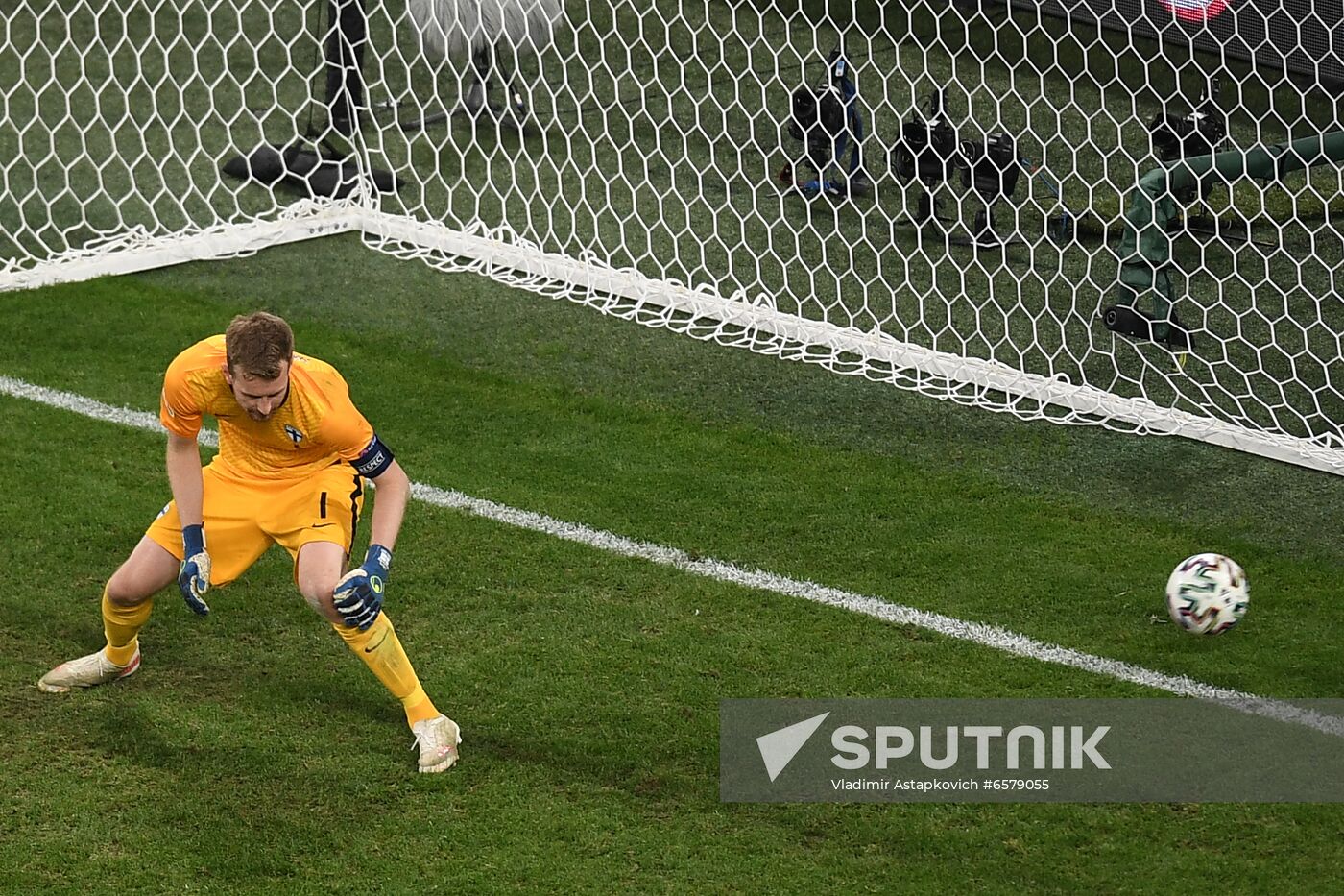 Russia Soccer Euro 2020 Finland - Belgium