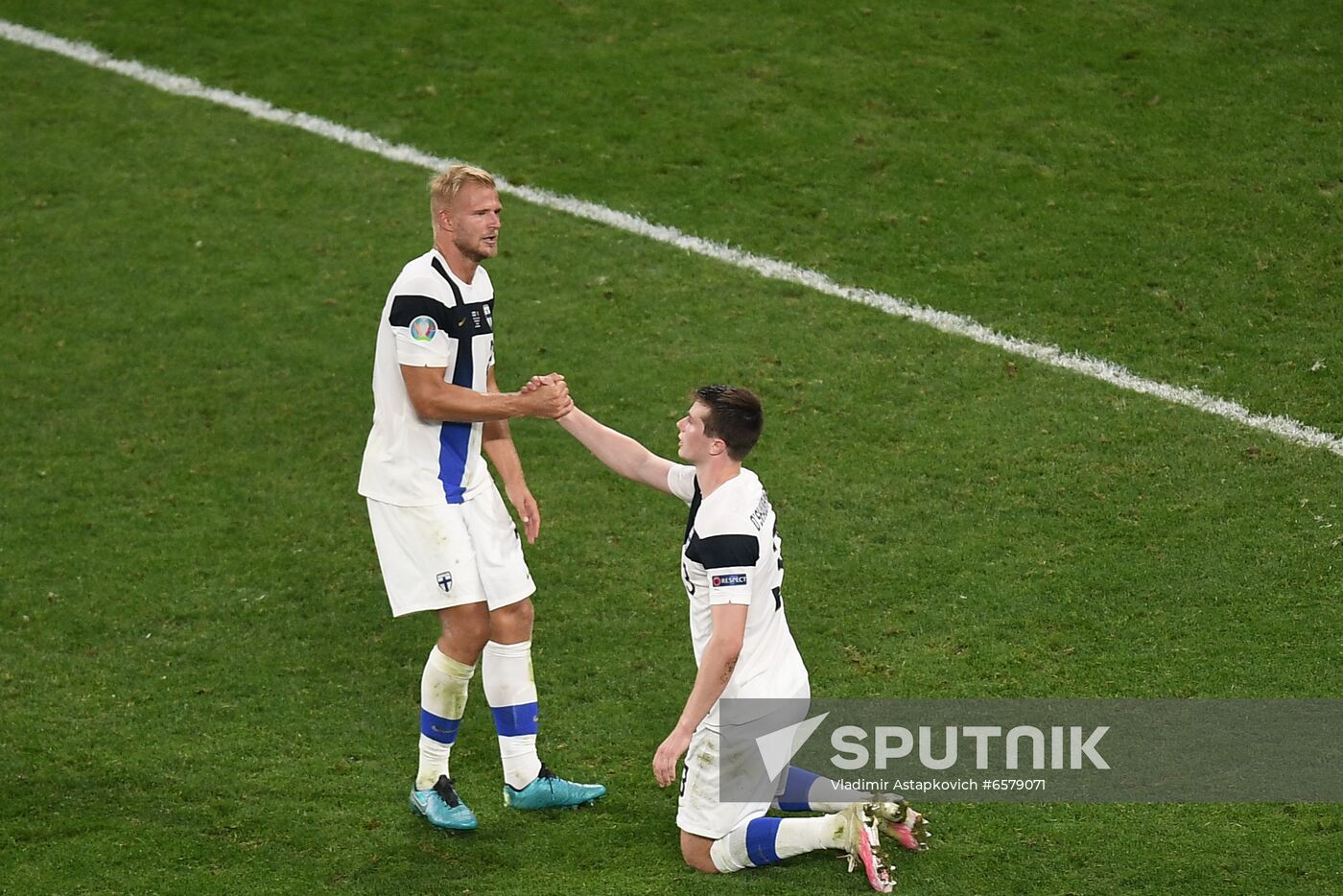 Russia Soccer Euro 2020 Finland - Belgium