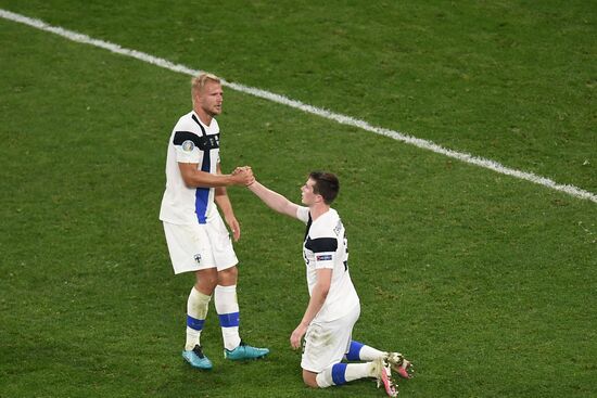 Russia Soccer Euro 2020 Finland - Belgium