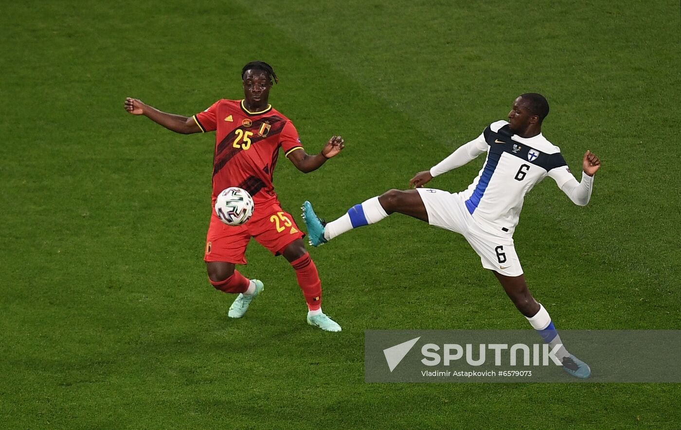 Russia Soccer Euro 2020 Finland - Belgium