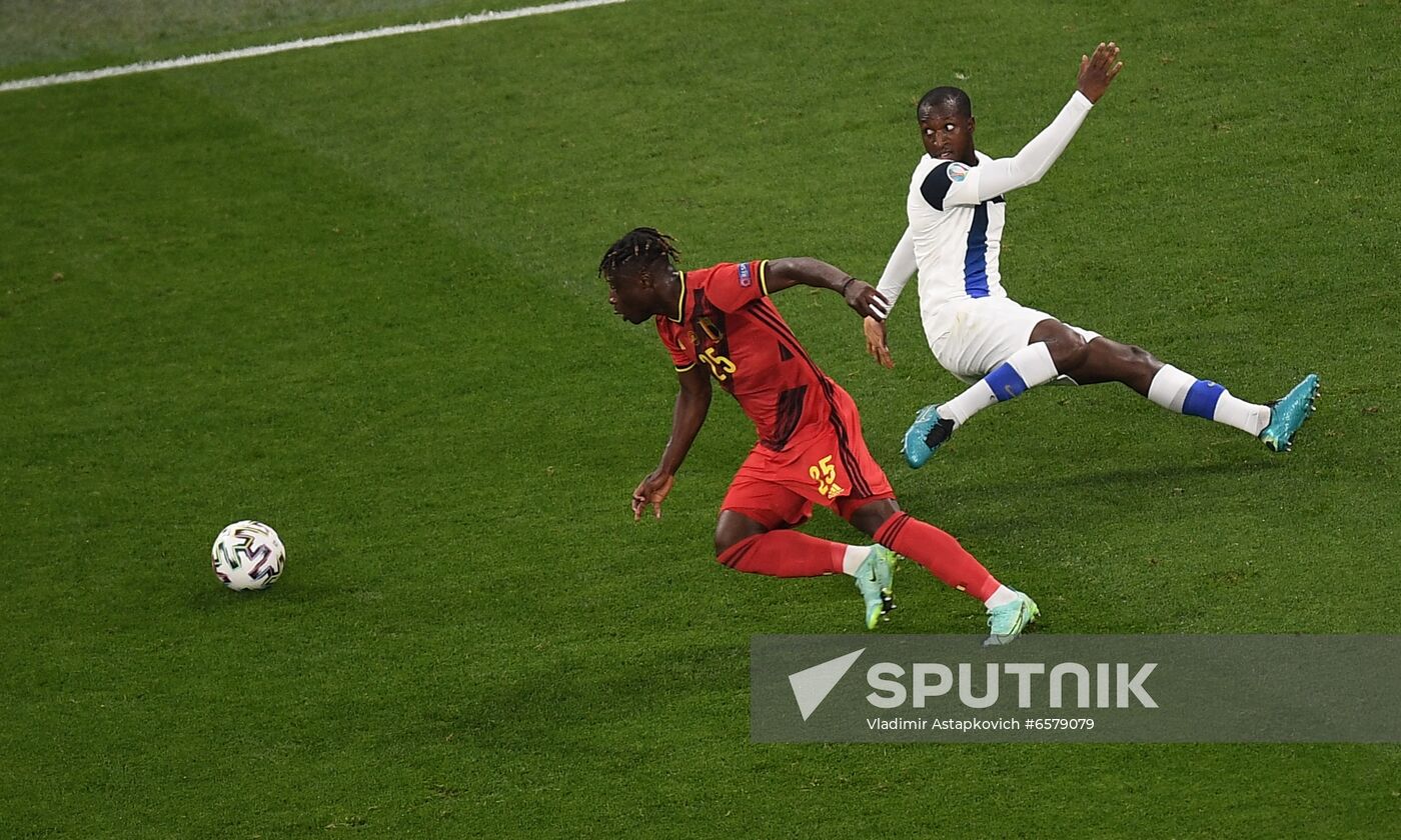 Russia Soccer Euro 2020 Finland - Belgium
