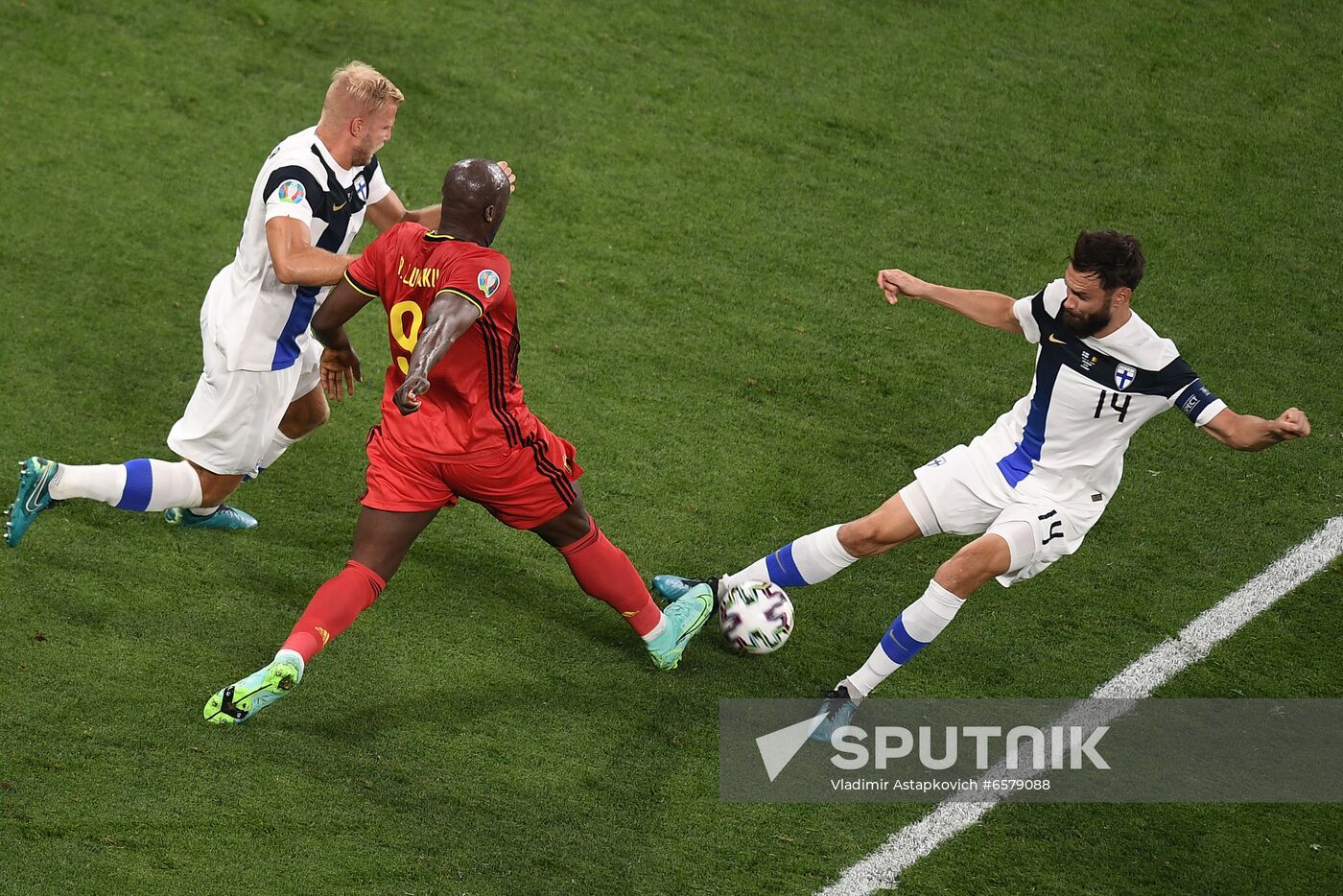 Russia Soccer Euro 2020 Finland - Belgium