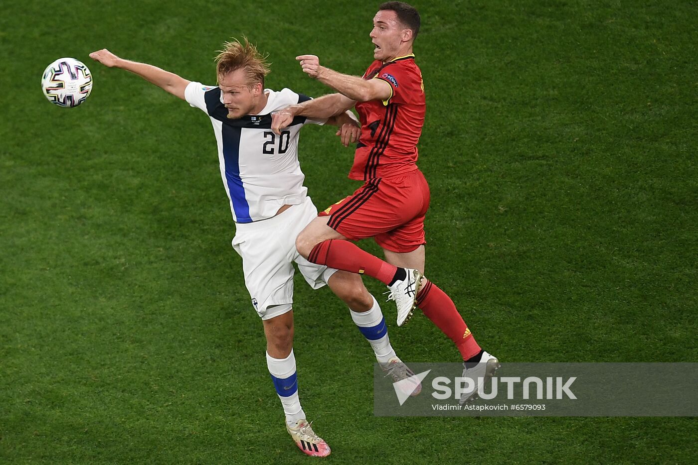 Russia Soccer Euro 2020 Finland - Belgium