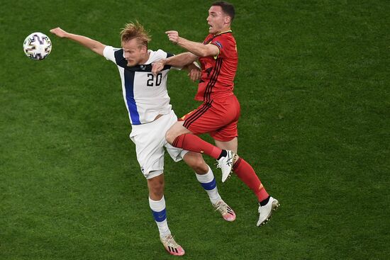 Russia Soccer Euro 2020 Finland - Belgium