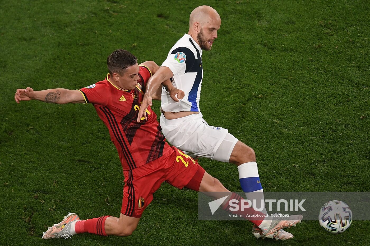 Russia Soccer Euro 2020 Finland - Belgium