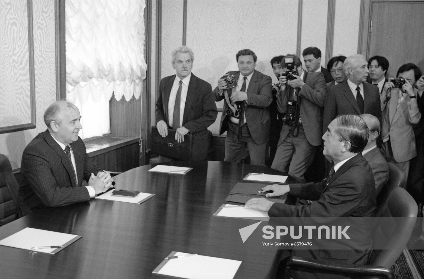Japanese delegation's visit to USSR
