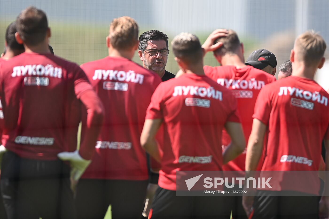 Russia Soccer Spartak Training Session