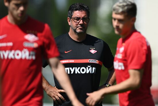 Russia Soccer Spartak Training Session