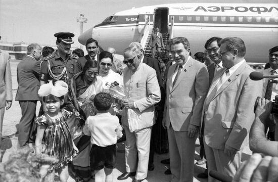 Indian President Ramaswamy Venkataraman's visit to USSR