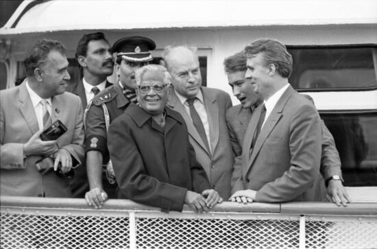 Indian President Ramaswamy Venkataraman's visit to USSR