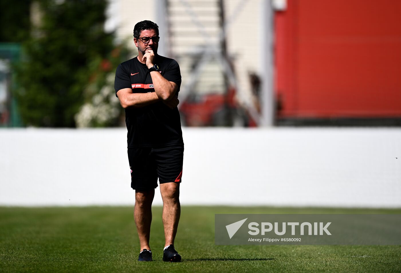 Russia Soccer Spartak Training Session