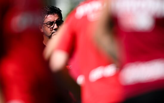 Russia Soccer Spartak Training Session