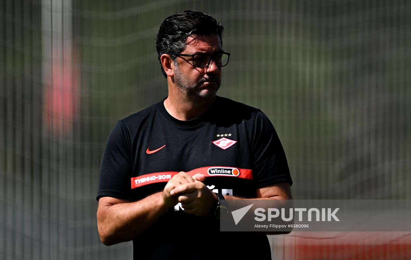 Russia Soccer Spartak Training Session