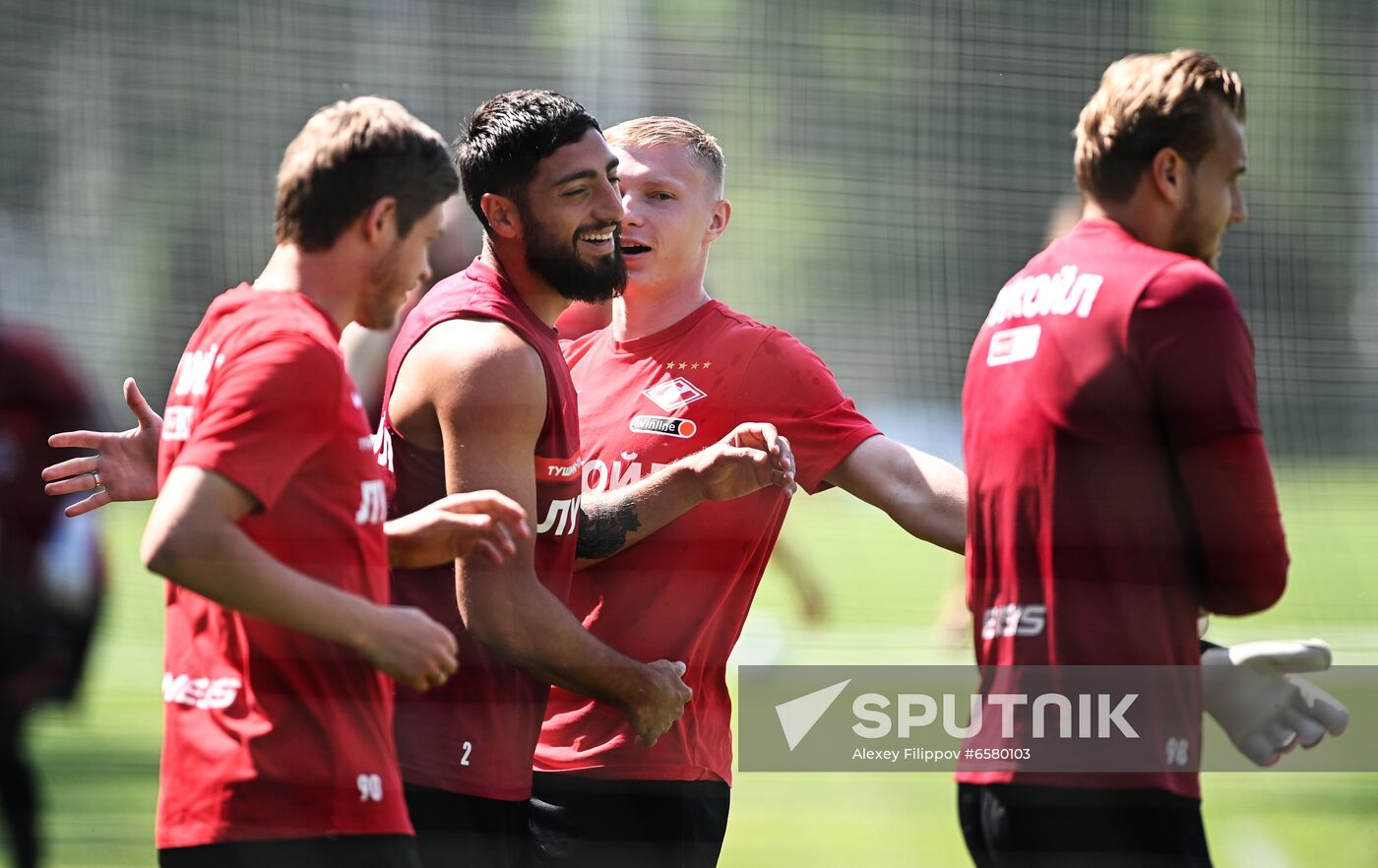 Russia Soccer Spartak Training Session