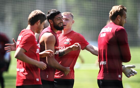 Russia Soccer Spartak Training Session