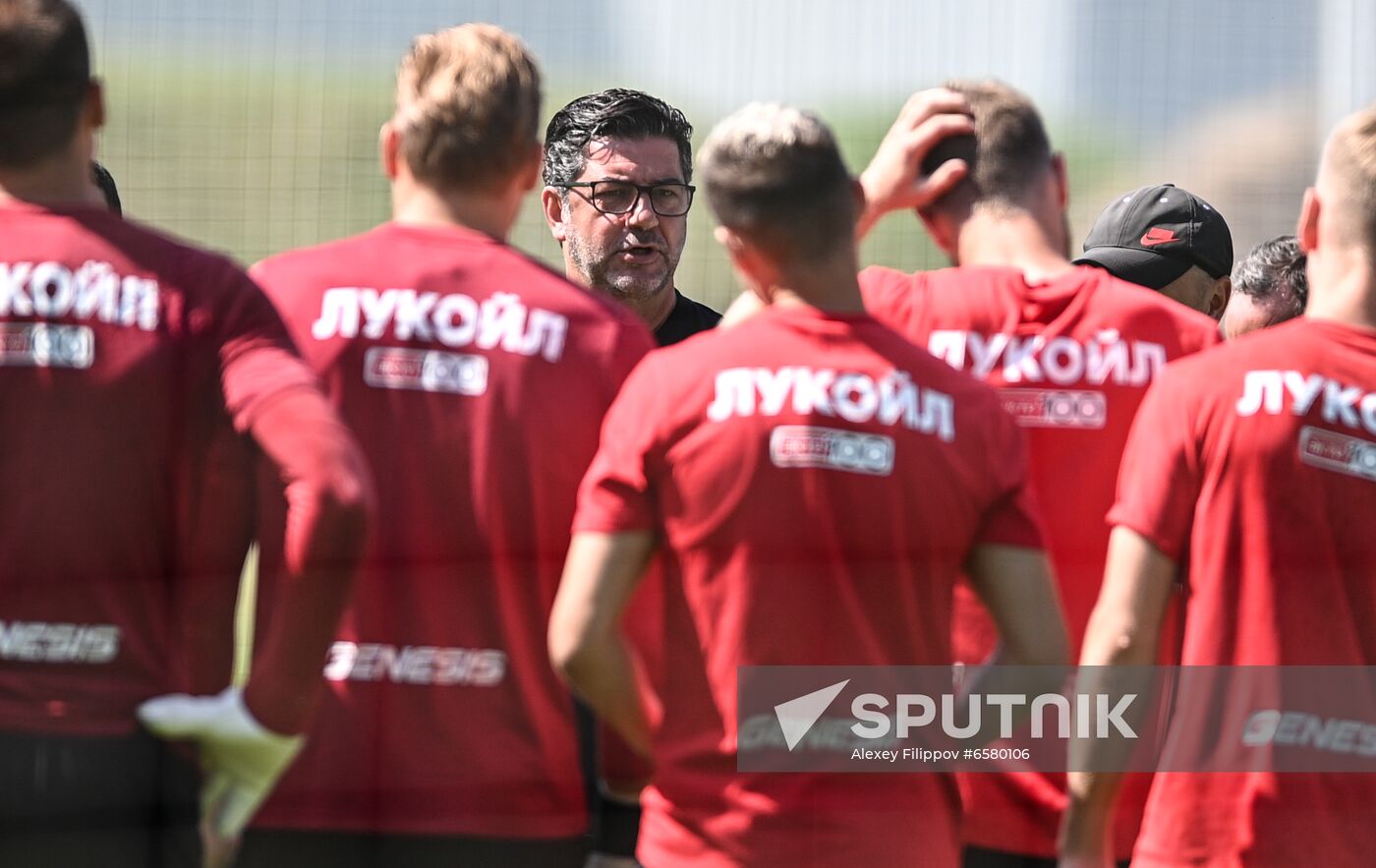 Russia Soccer Spartak Training Session