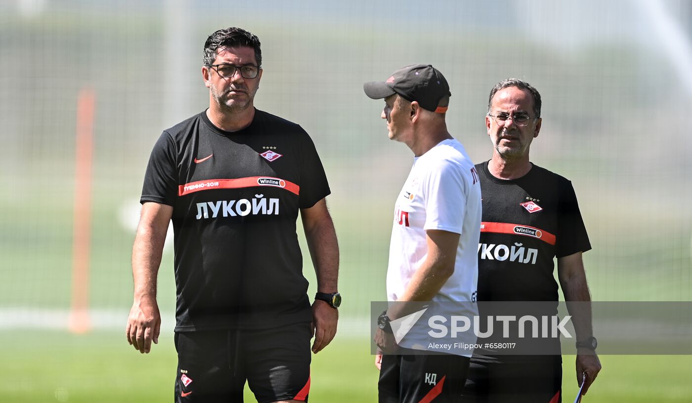 Russia Soccer Spartak Training Session