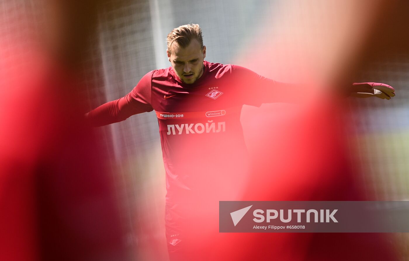 Russia Soccer Spartak Training Session