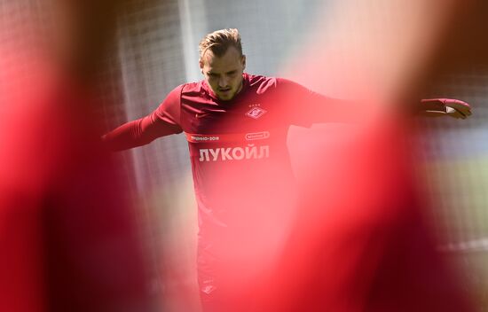 Russia Soccer Spartak Training Session