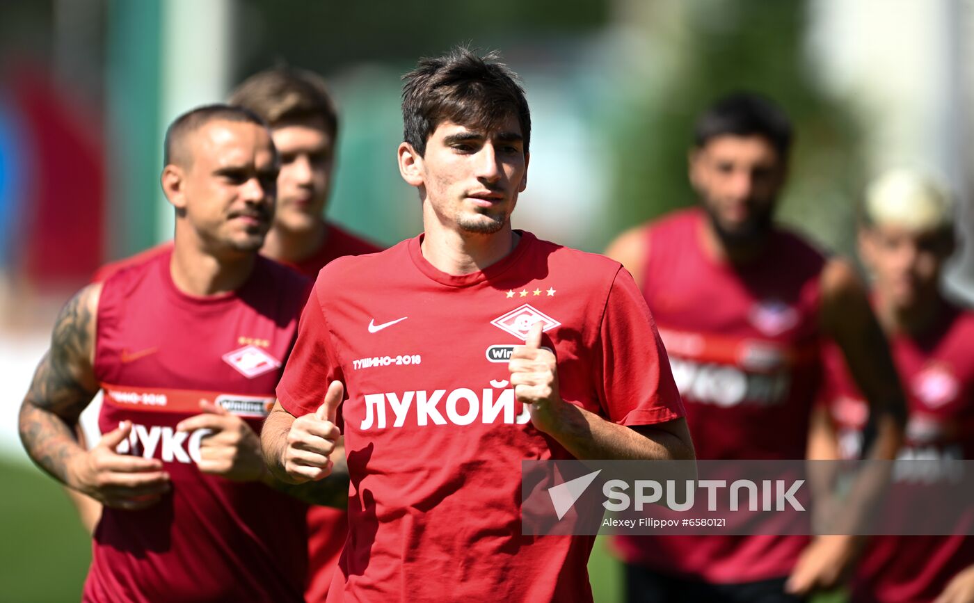 Russia Soccer Spartak Training Session
