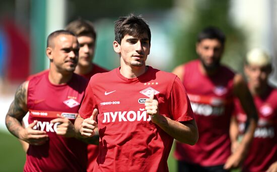 Russia Soccer Spartak Training Session