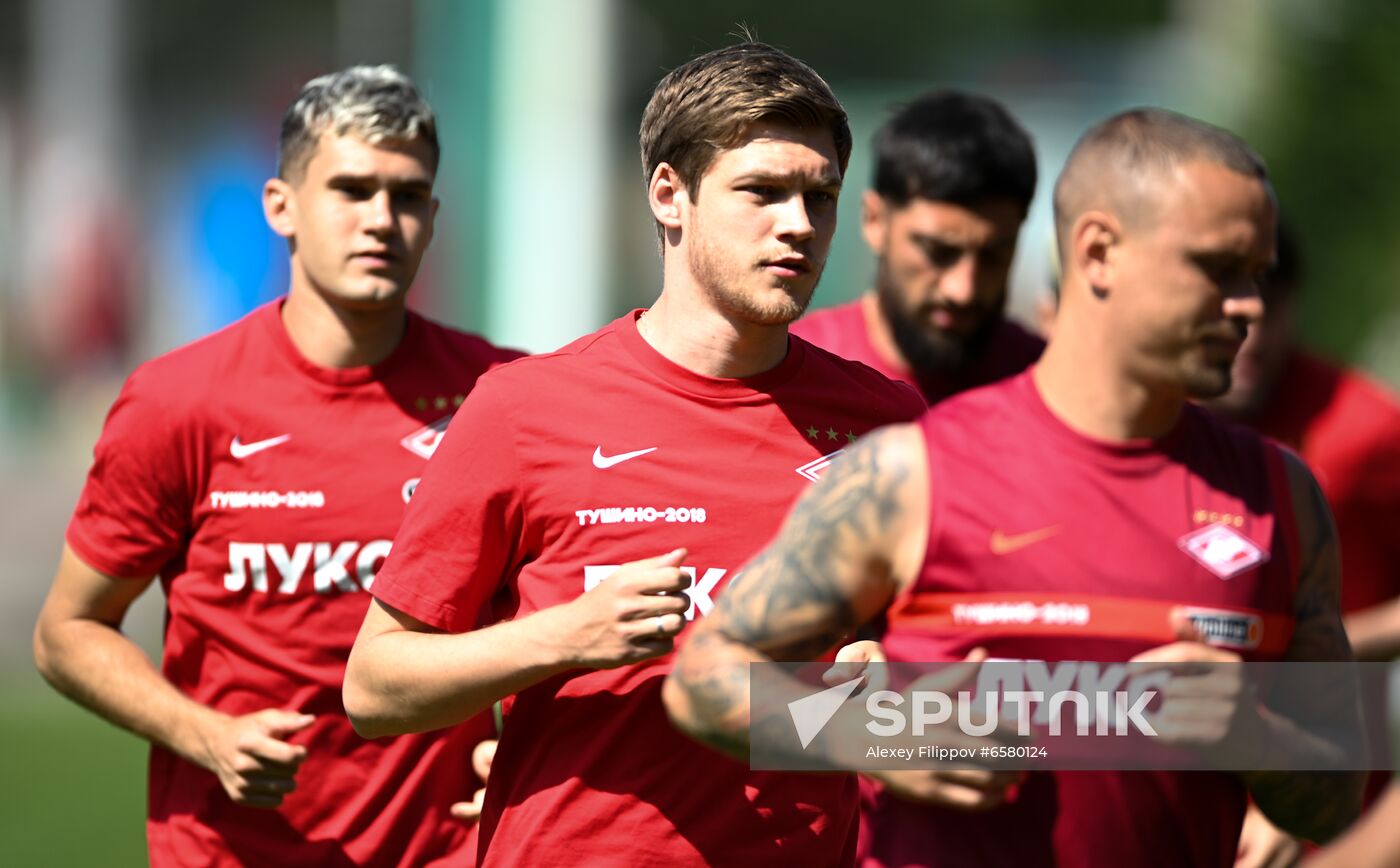 Russia Soccer Spartak Training Session