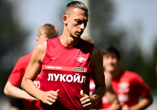 Russia Soccer Spartak Training Session